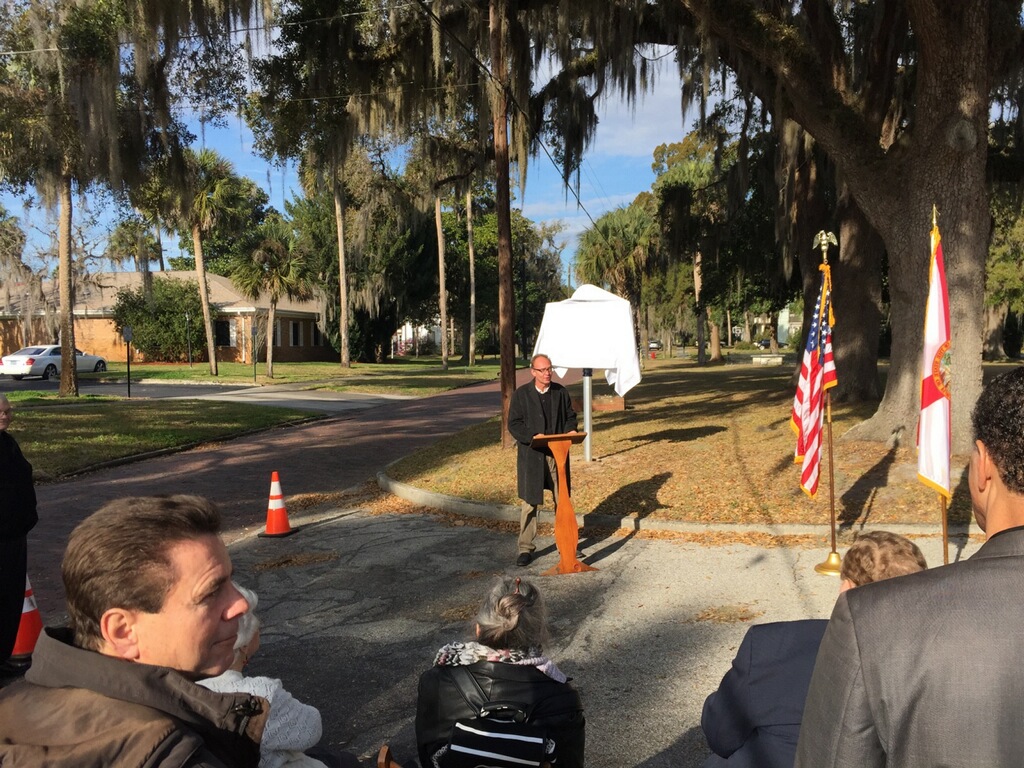 B-M historic marker dedication